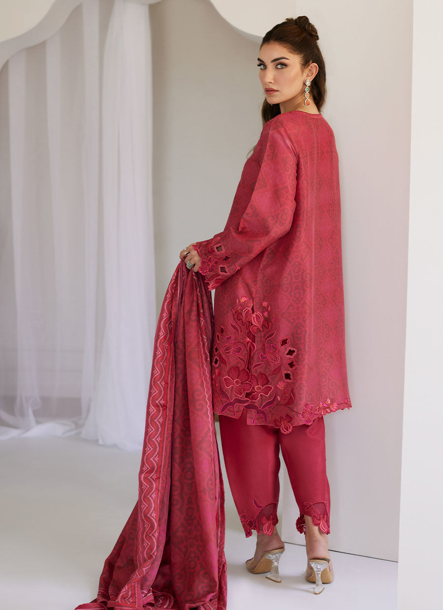 Solara Scarlett Shirt And Dupatta