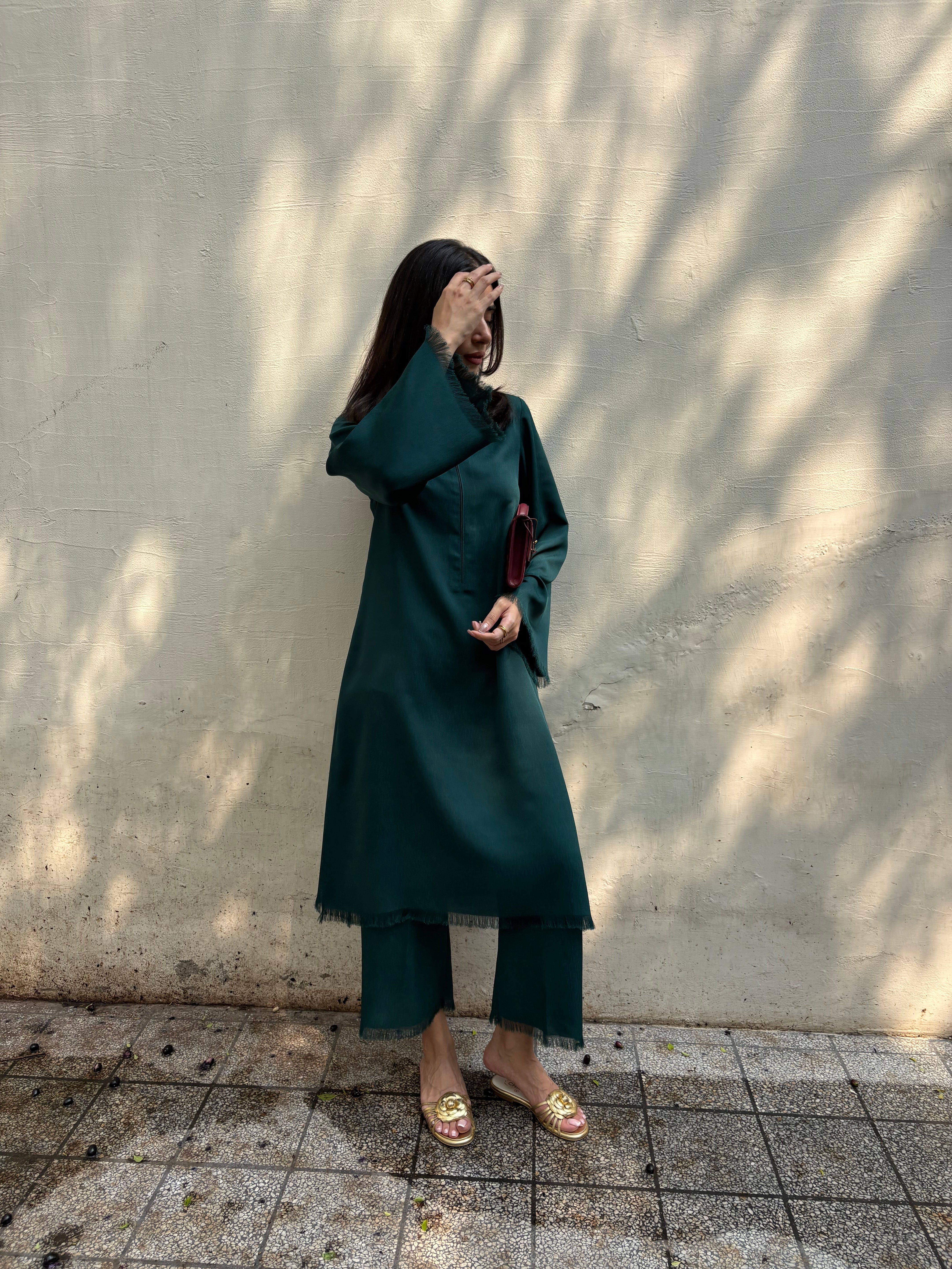 BOTTLE GREEN CARLO SET