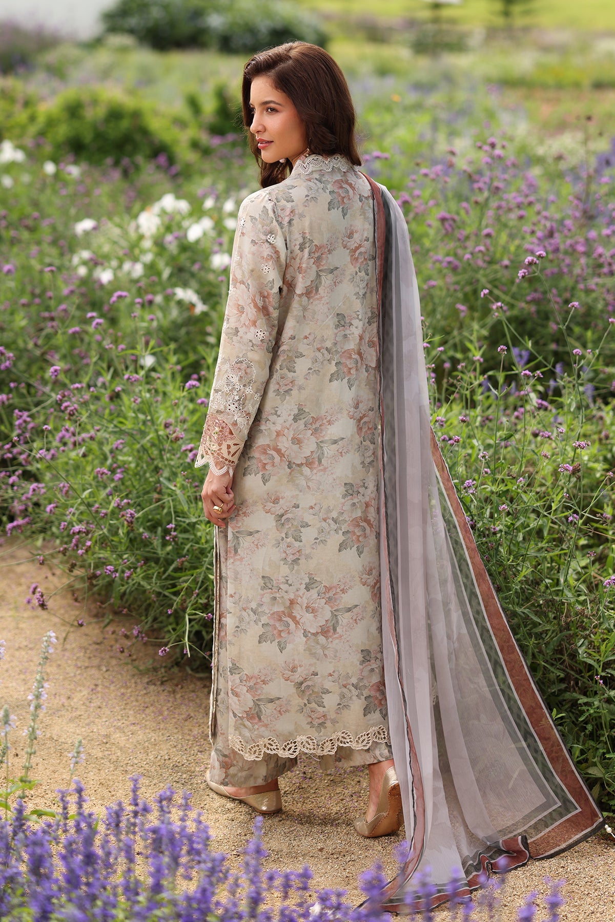 EMBROIDERED LAWN SF-4225