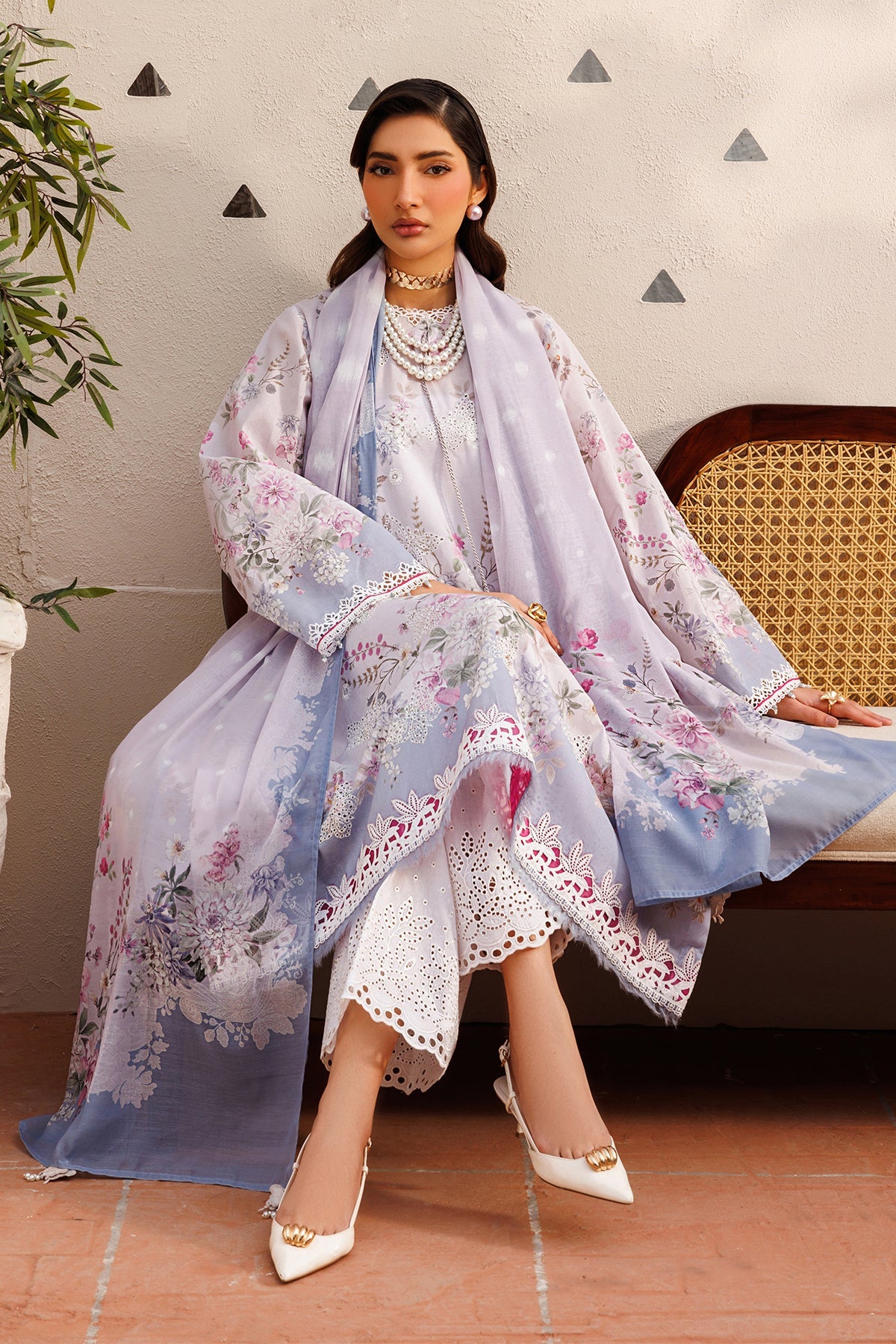 EMBROIDERED LAWN SF-4395