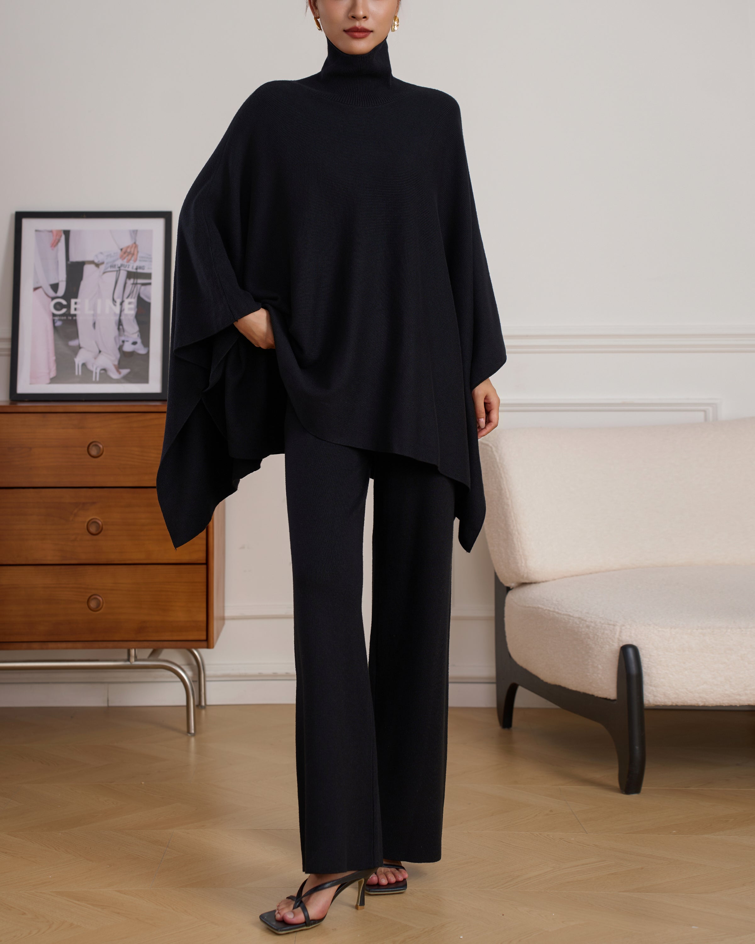 Lily Classic Knit Black Set