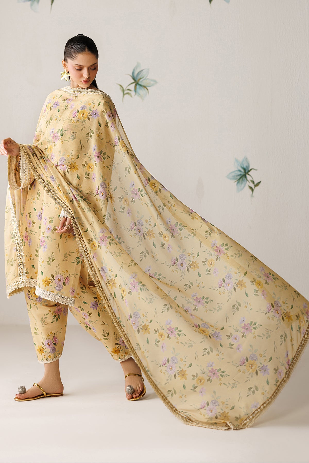 EMBROIDERED LAWN SF-4416