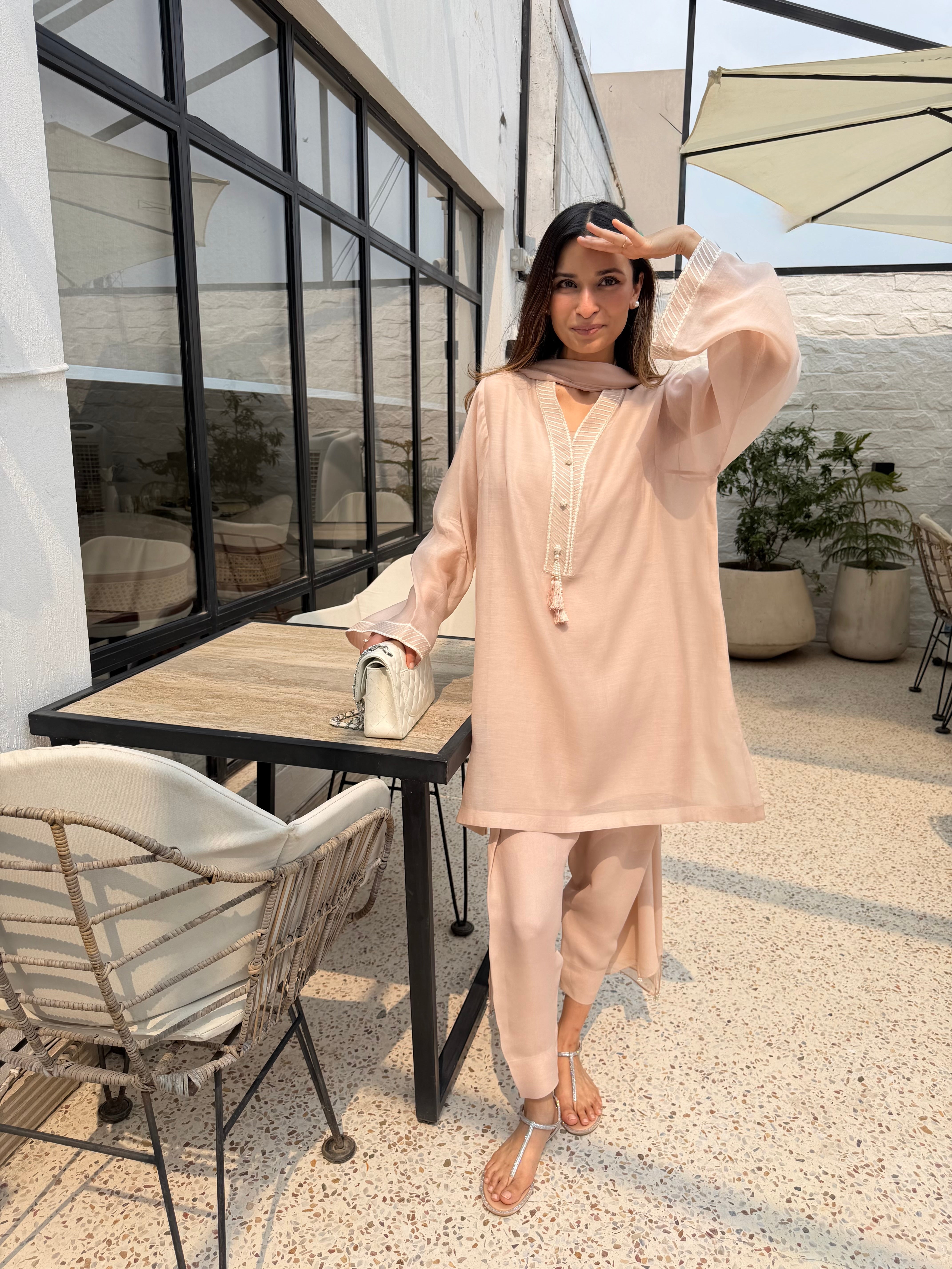 LIGHT PINK NINA SET