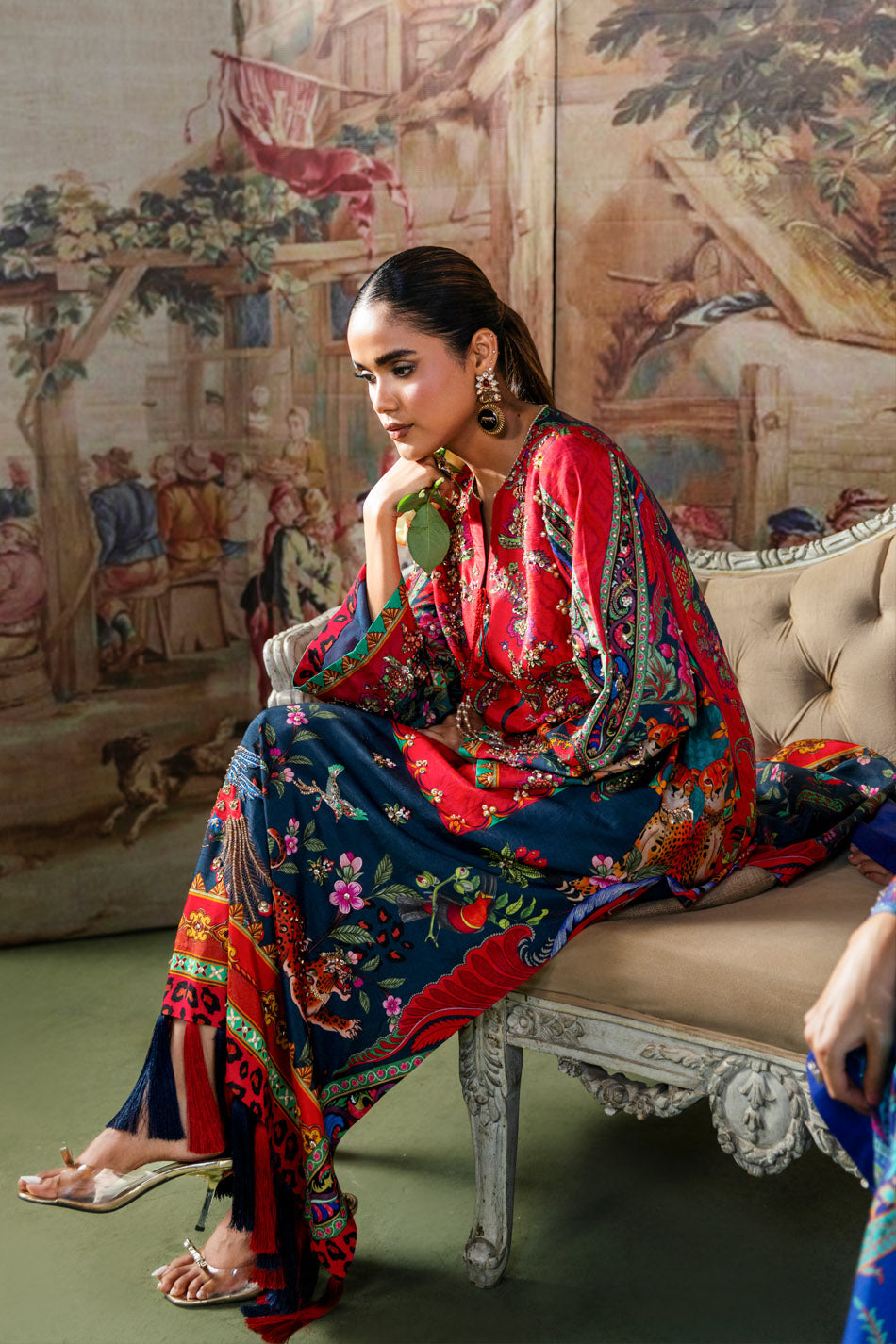 Tassel Kaftan Set (D-12)