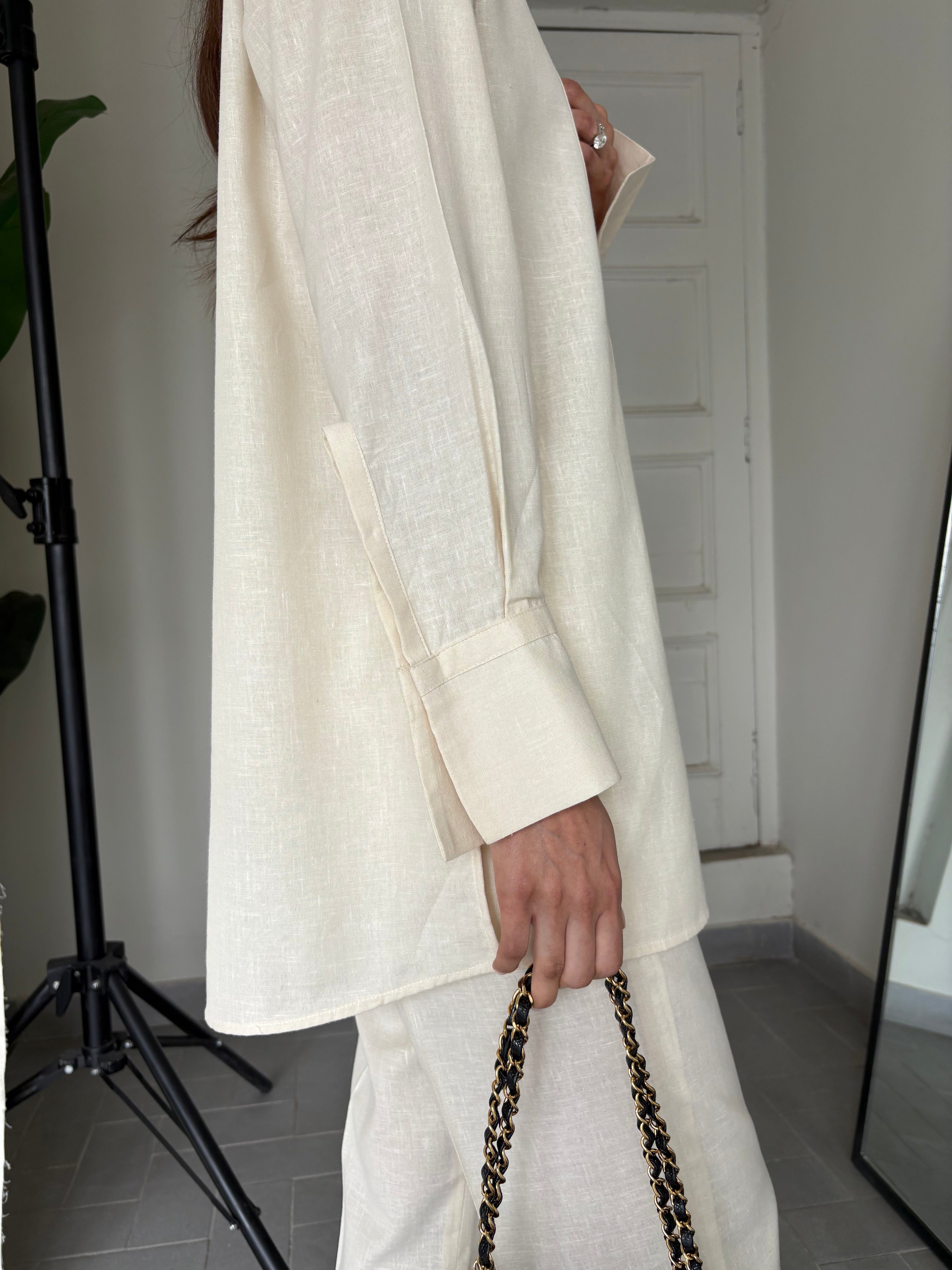 CREAM LINEN WILLOW SET