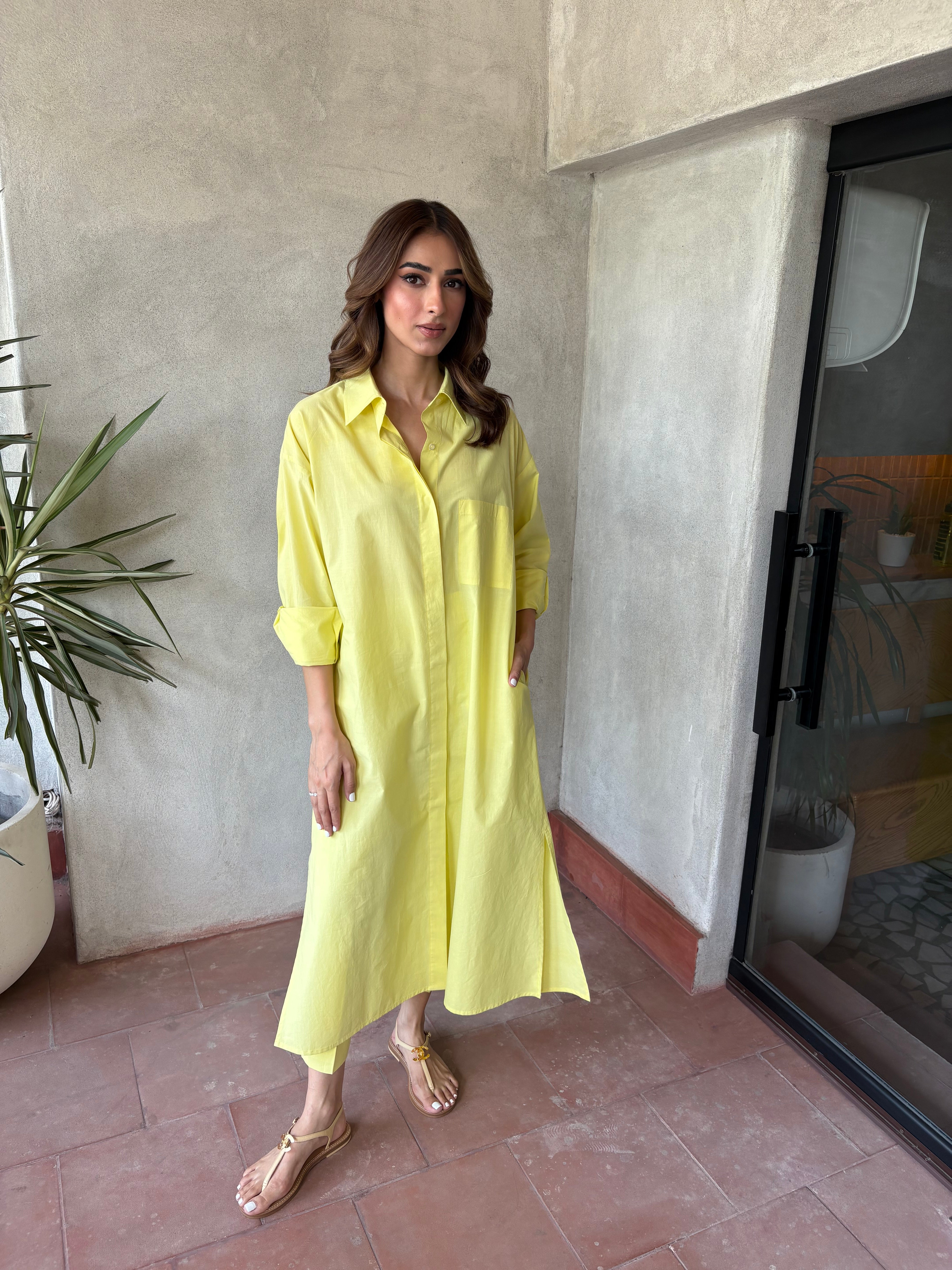 BUTTER YELLOW TRAVEL SET