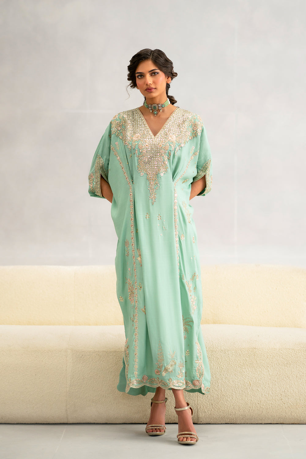 EMBROIDERED KAFTAN