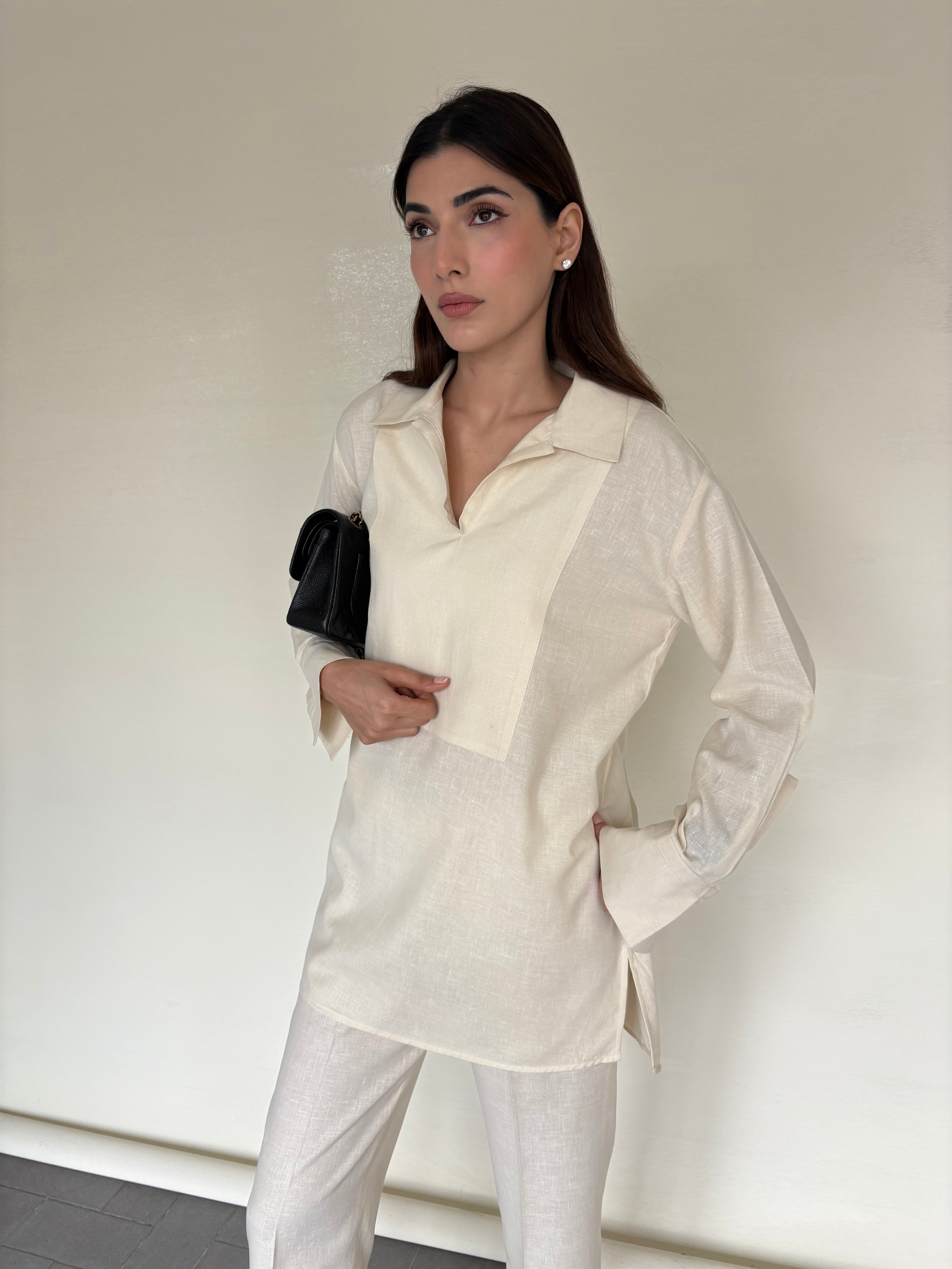 CREAM LINEN WILLOW SET