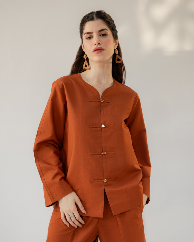 HERMES ORANGE SLOANE SET
