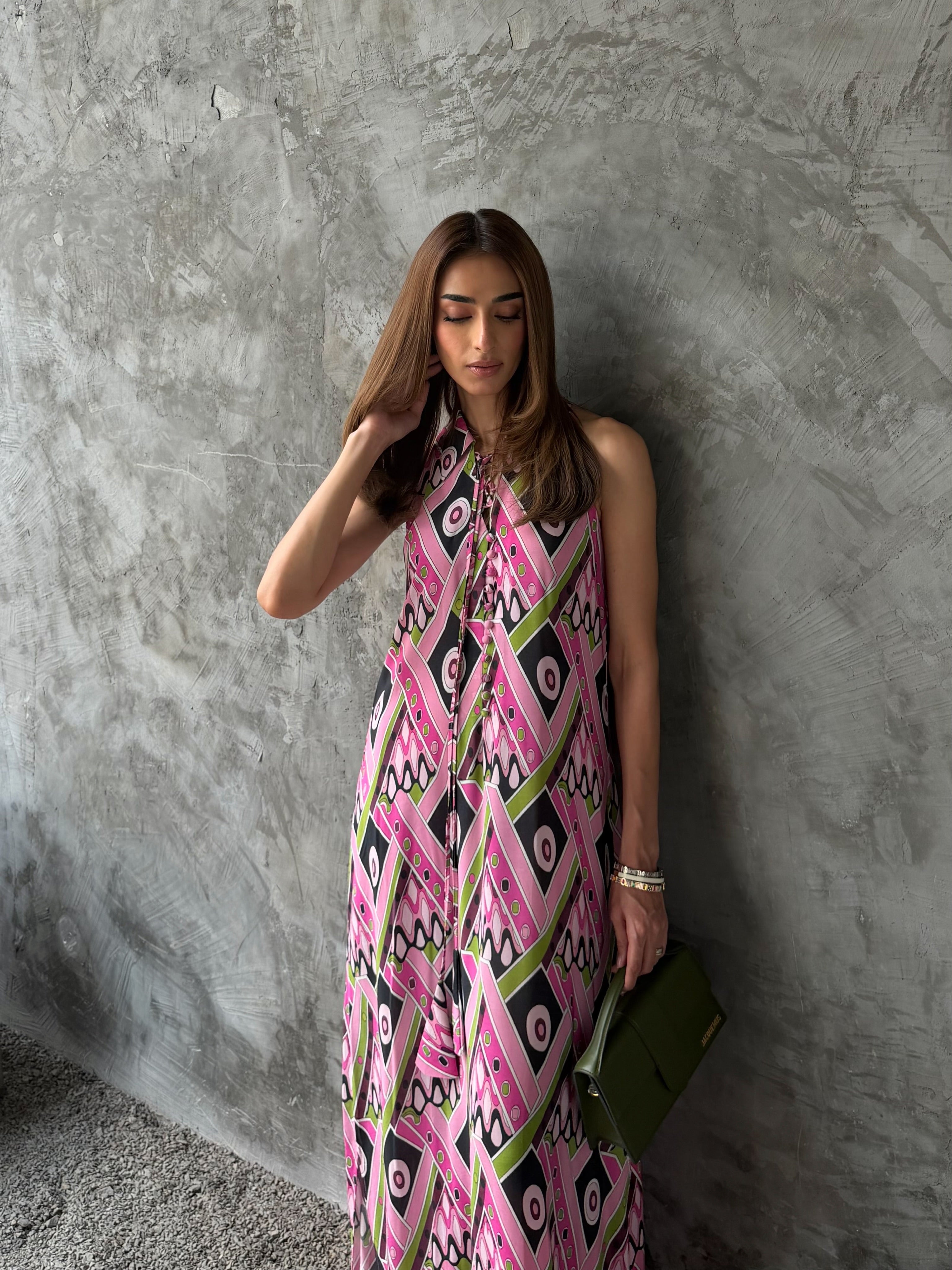 RANIA PINK KAFTAN