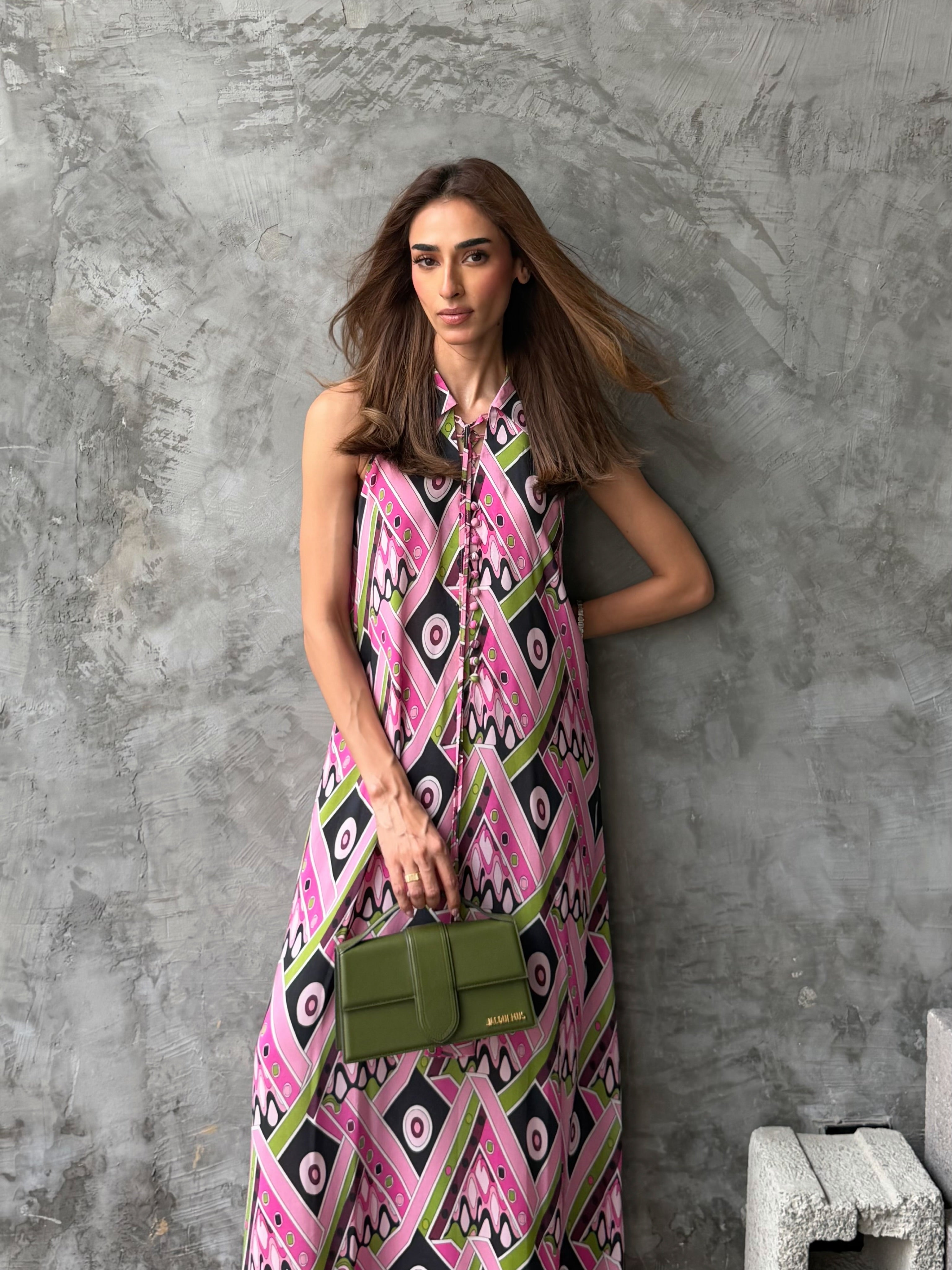 RANIA PINK KAFTAN