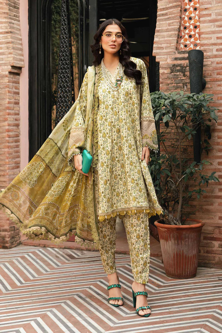 UNSTITCHED M.PRINTS | MPT-2207-A