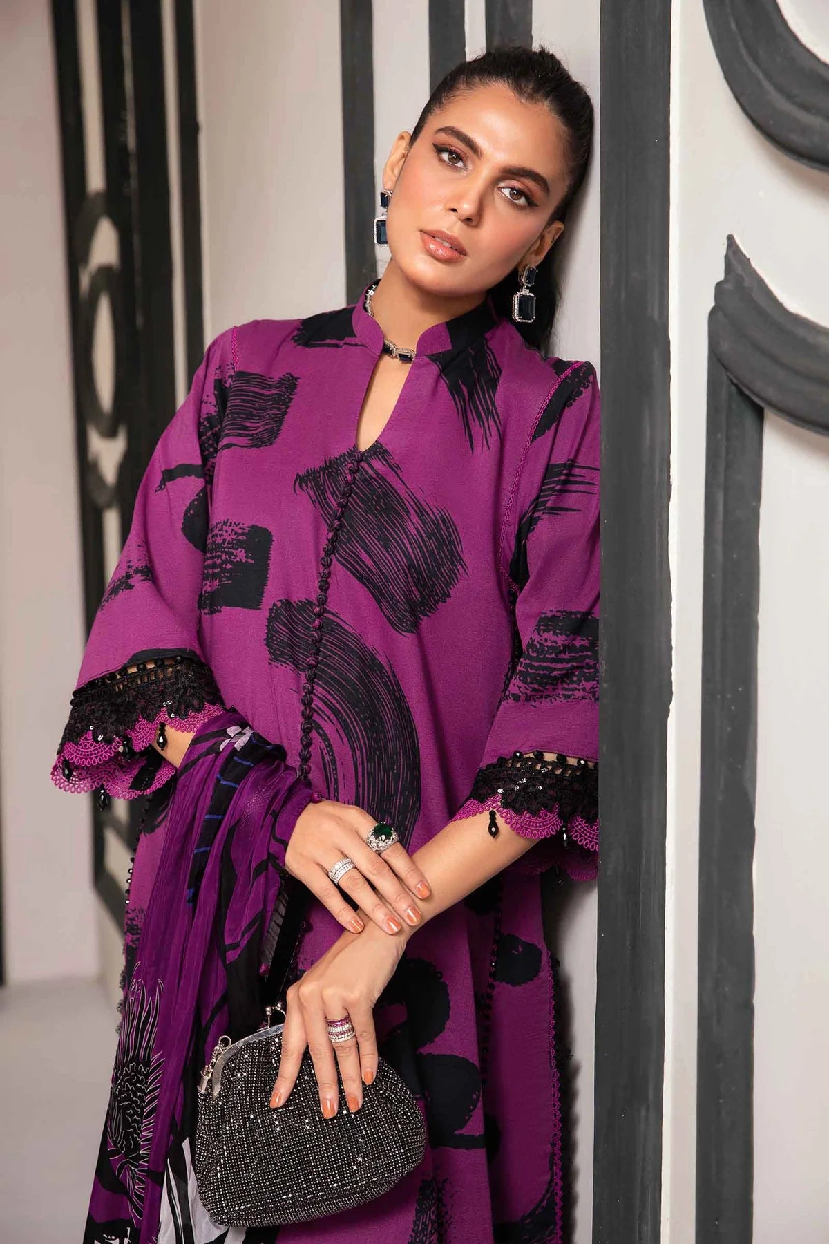 UNSTITCHED M.PRINTS | MPT-2205-B