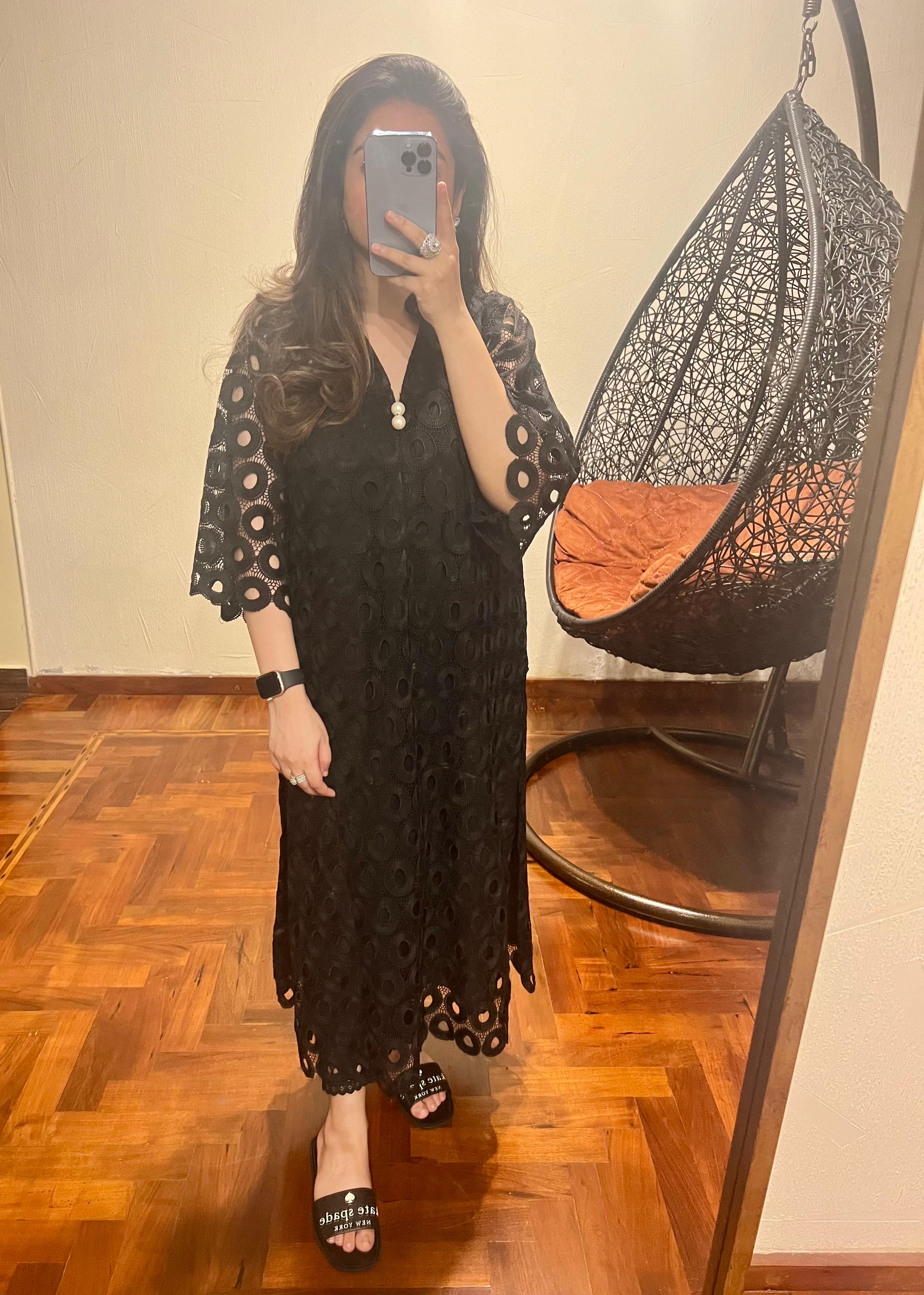 Cutwork Shirt With Slip