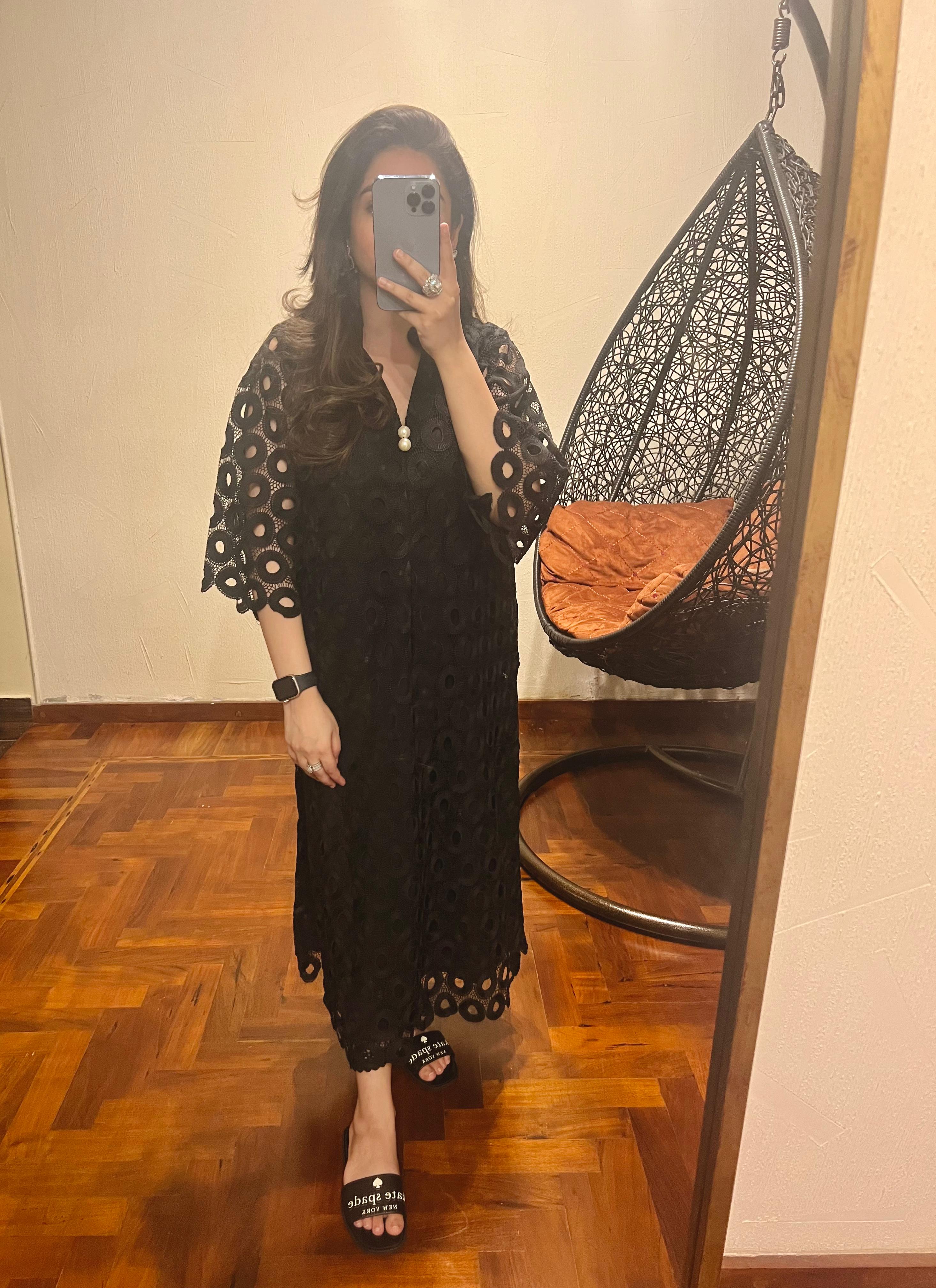 Cutwork Shirt With Slip