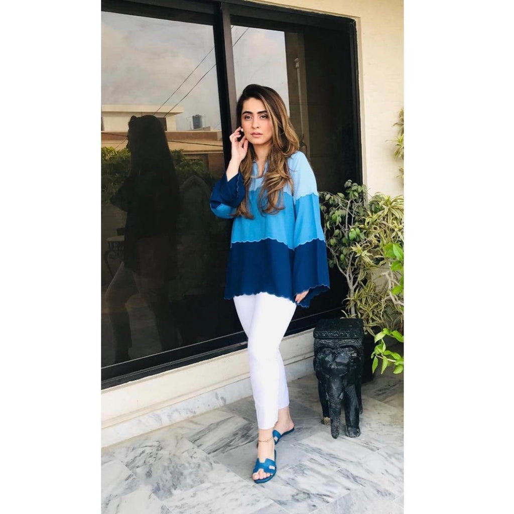 RANIA CLOTHING SHIRT - COLORBLOCKED