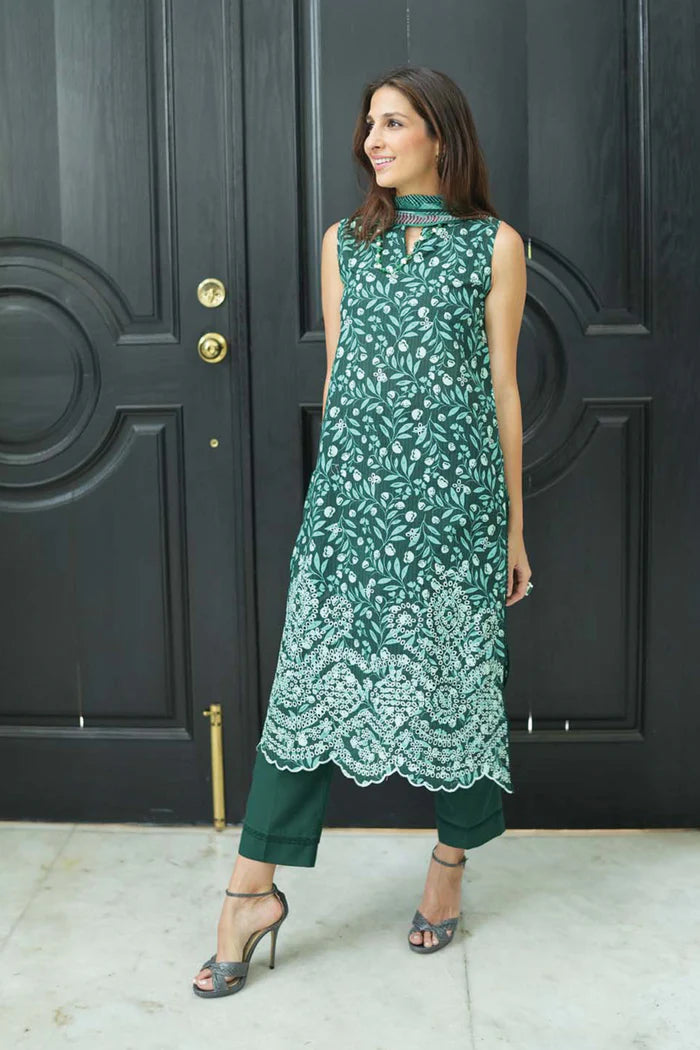 EMBROIDERED LAWN 3 PIECE