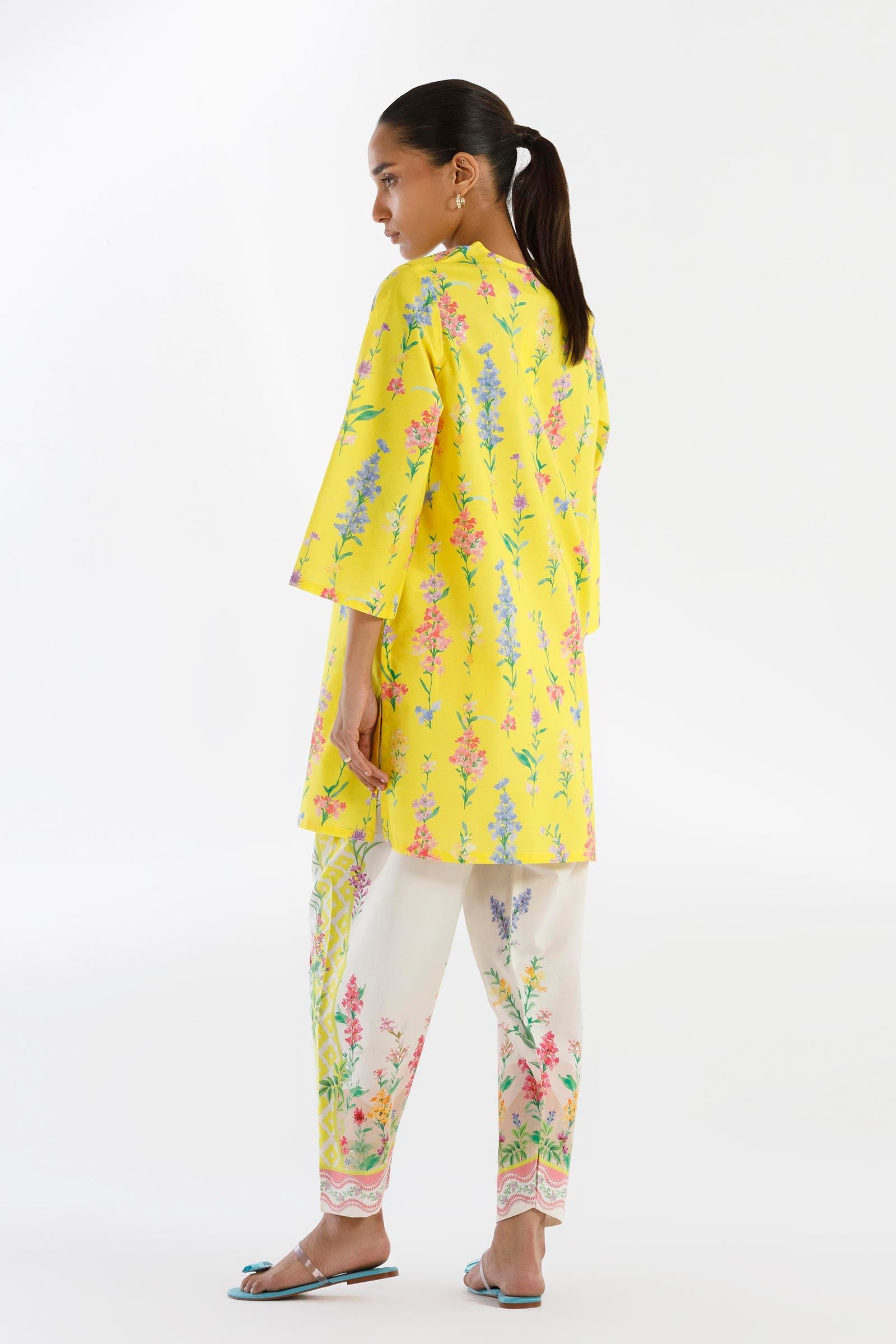 Stitched Printed Lawn Shirt+ Shalwar - SS26BSP145P2T