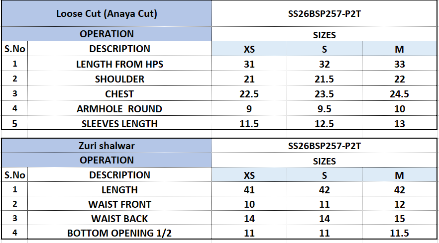 RTS SANA SAFINAZ - SS26BSP257P2T