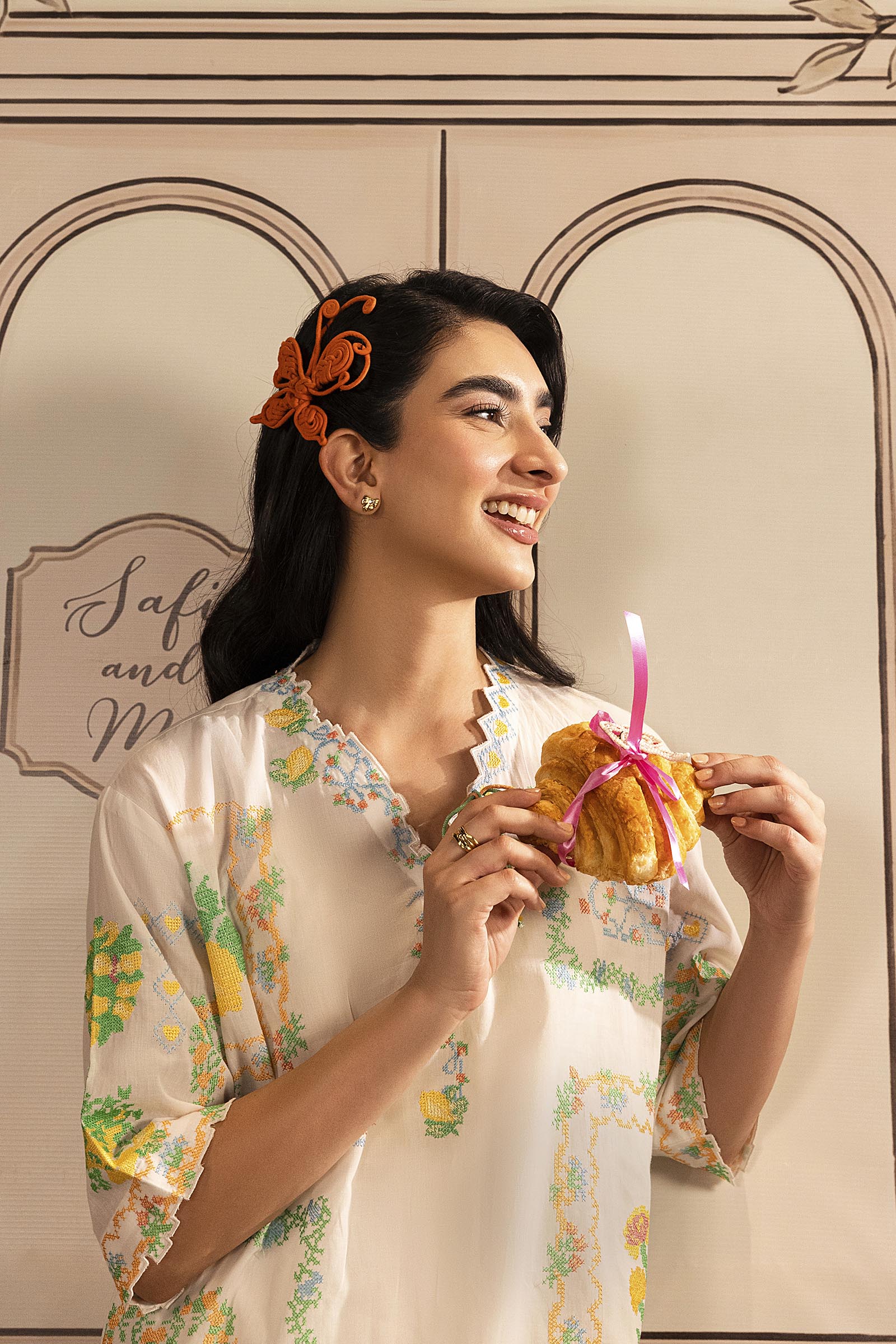 Stitched Embroidered Lawn Shirt+ Shalwar - SS26SM054P2T