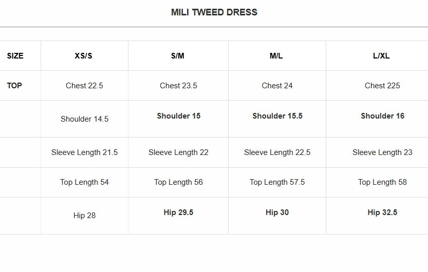 MILI TWEED DRESS