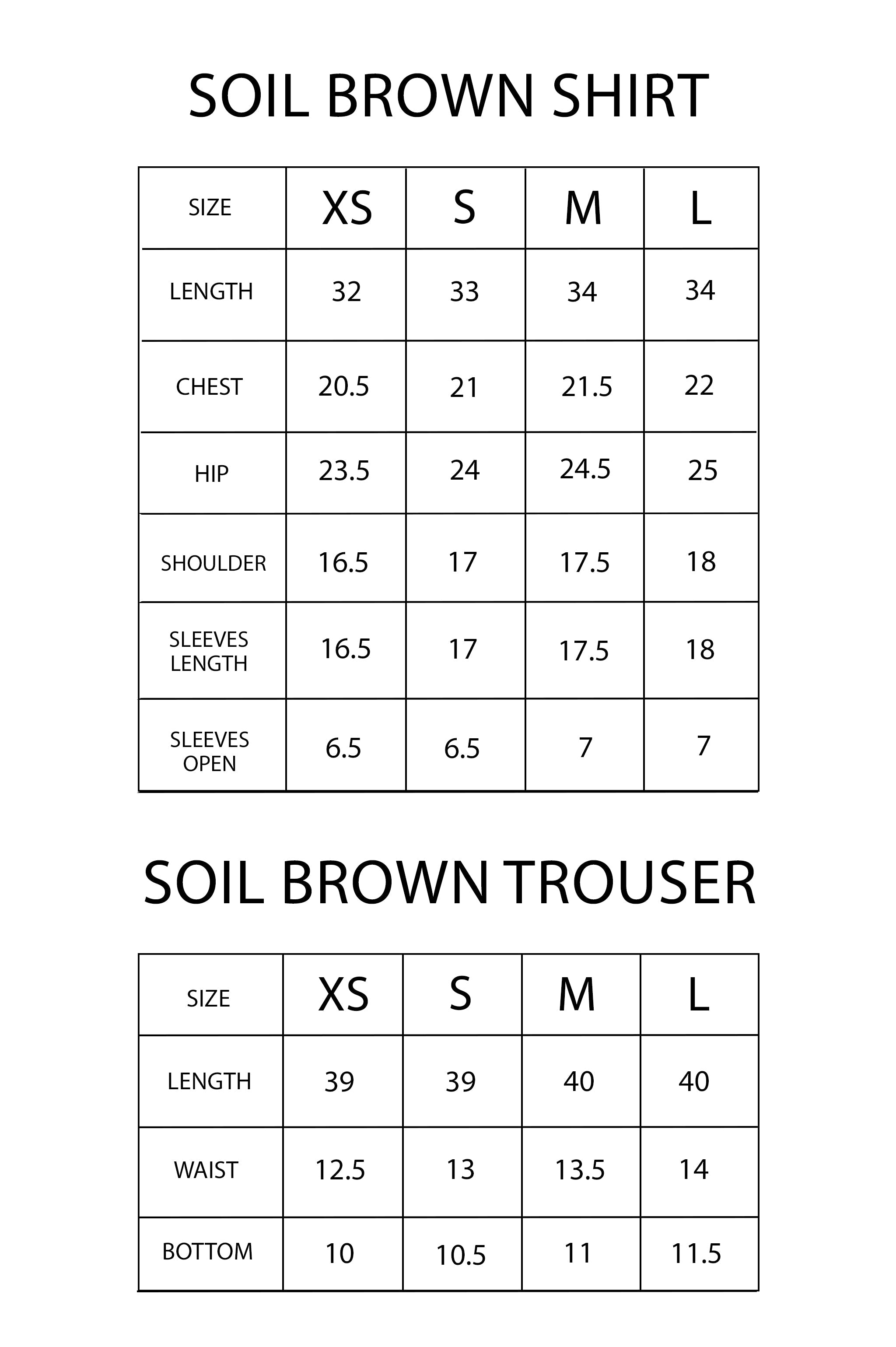 SOIL BROWN SHALWAR SET