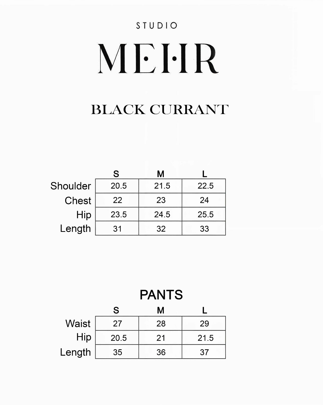 BLACK CURRENT MATCHING SET