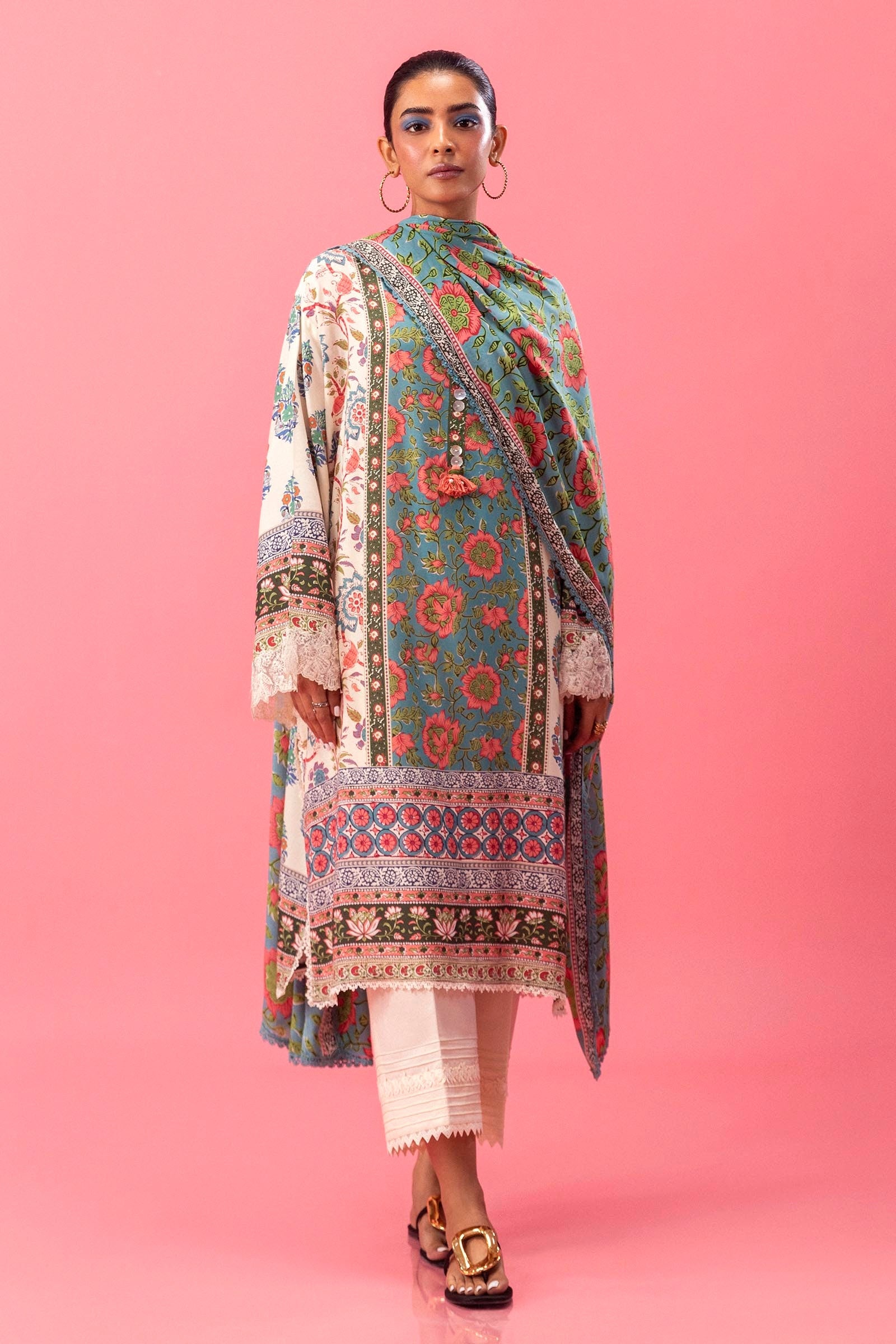 Sana Safinaz Winter Luxury 2024 (MAHAY) - H243-005B-2DC