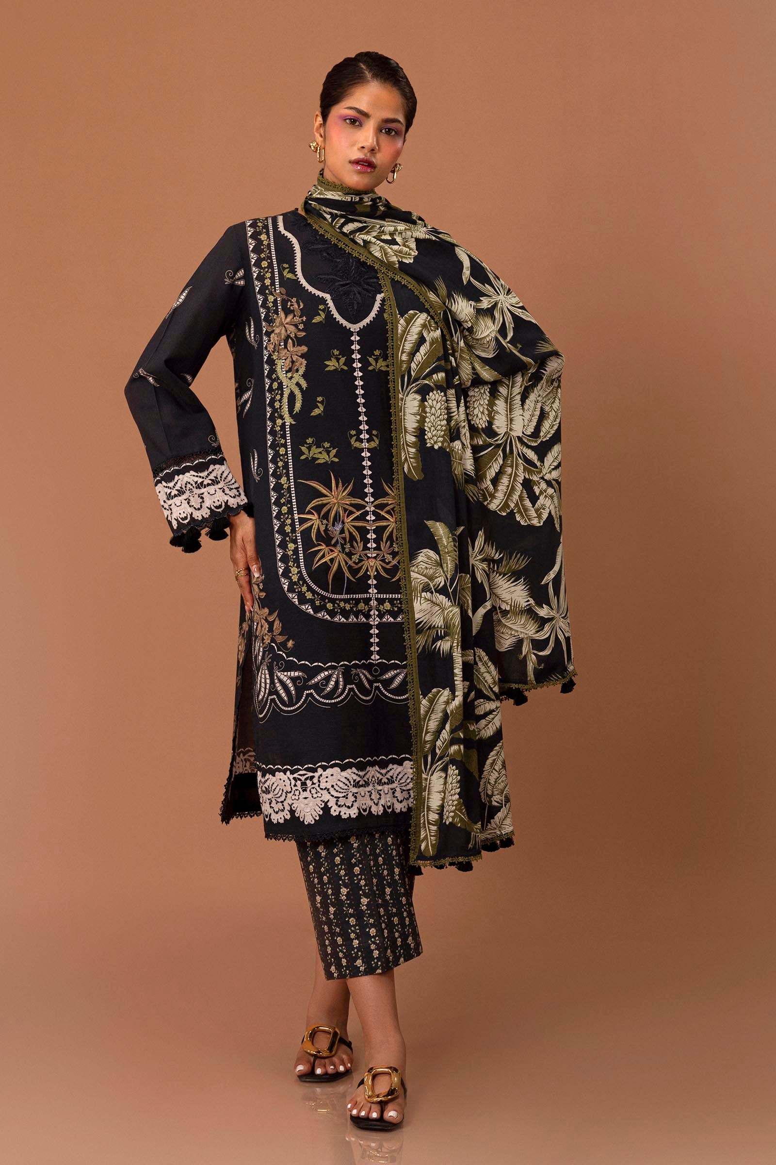 Sana Safinaz Winter Luxury 2024 (MAHAY) - H243-006A-3DB