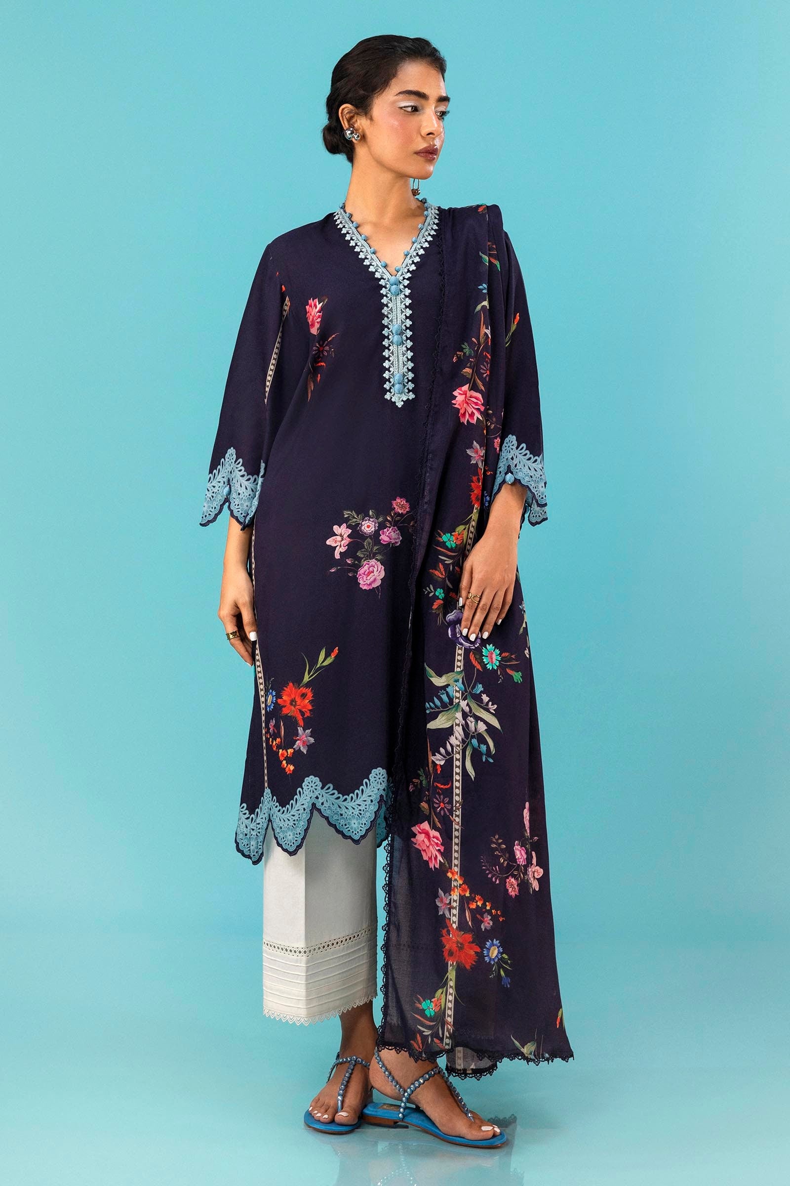 Sana Safinaz Winter Luxury 2024 (MAHAY) - H243-012B-2DC