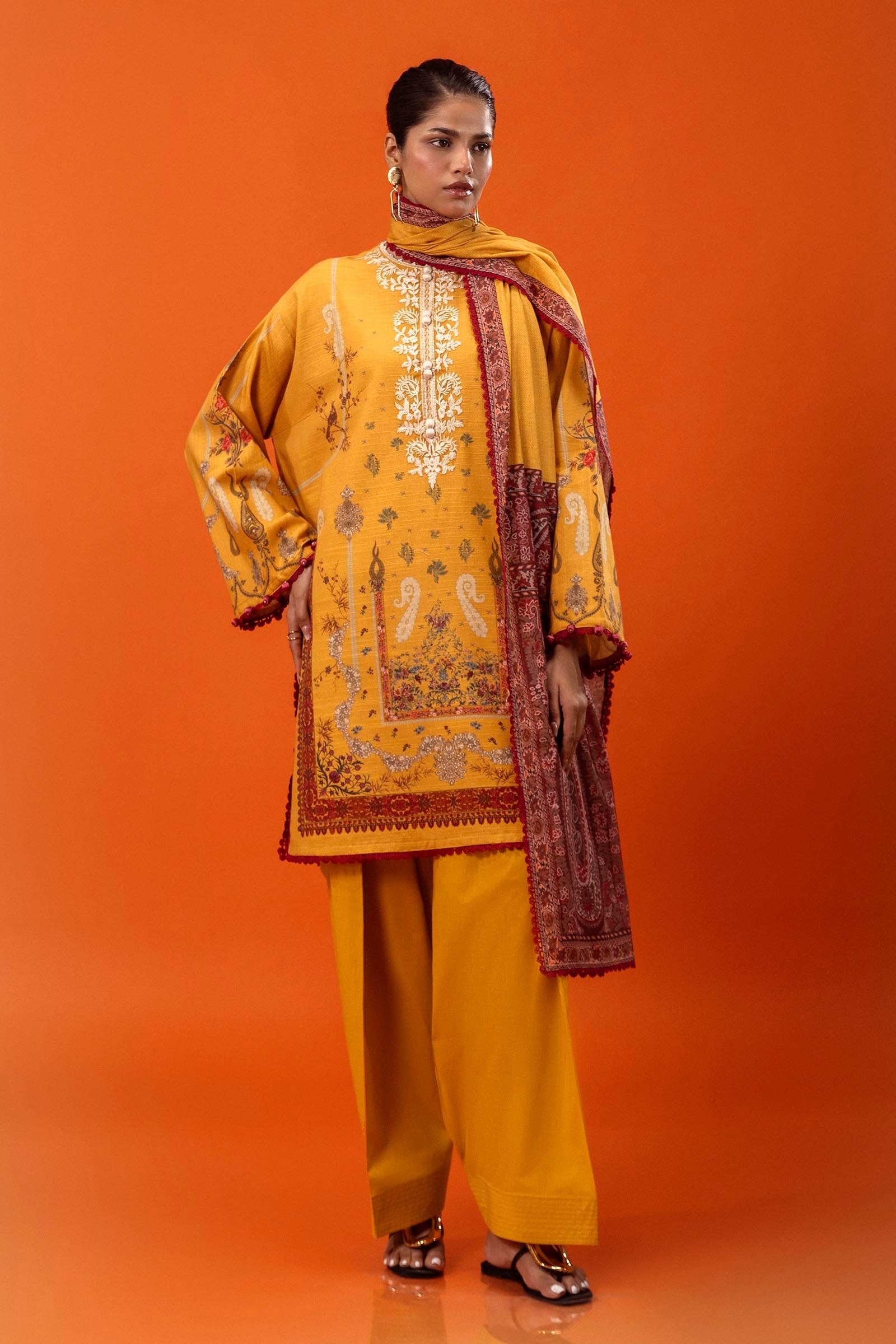 Sana Safinaz Winter Luxury 2024 (MAHAY) - H243-025A-3CQ