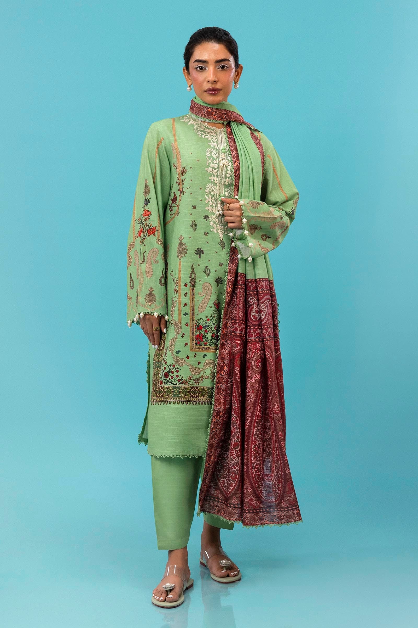 Sana Safinaz Winter Luxury 2024 (MAHAY) - H243-025B-3CQ