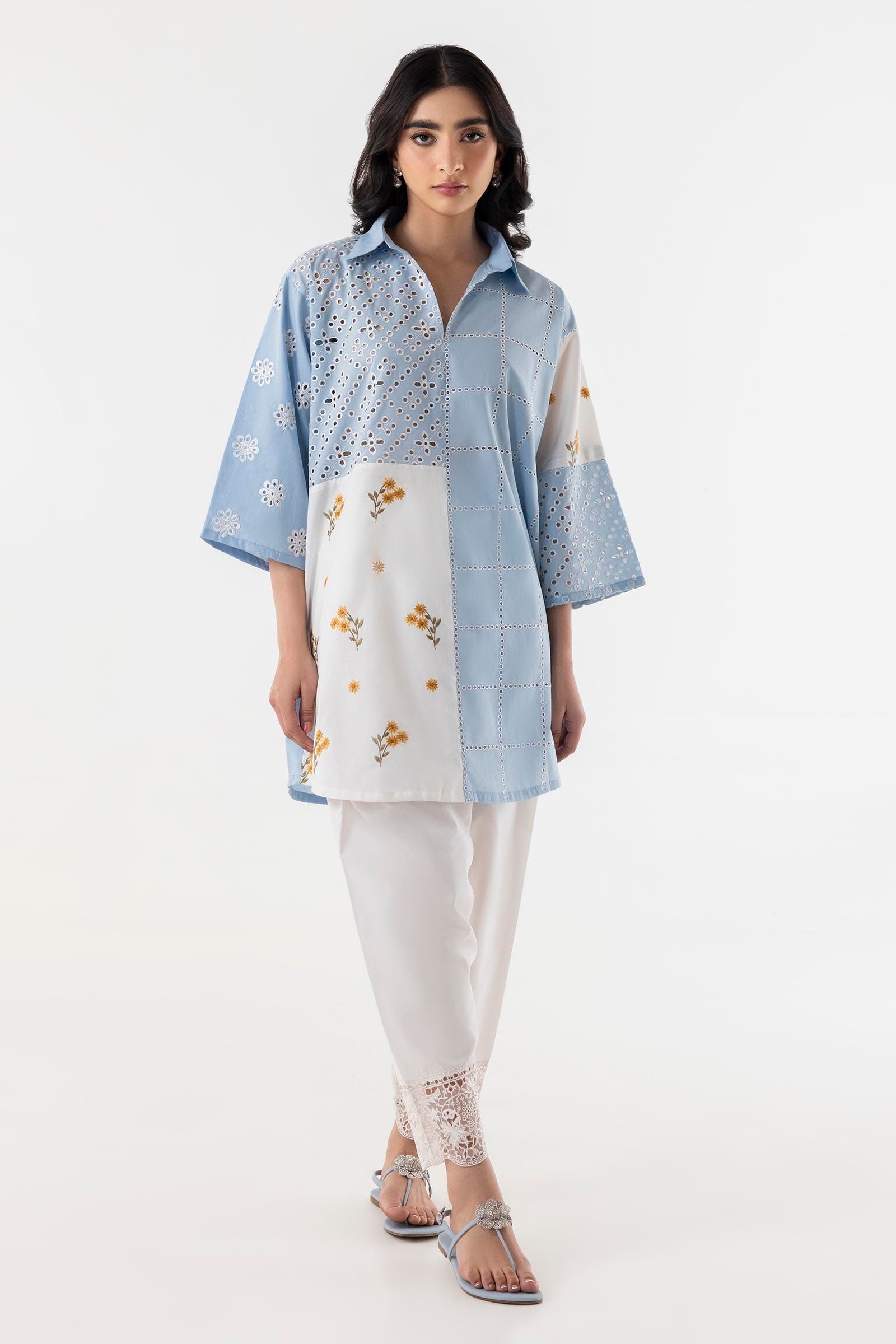 SANA SAFINAZ BOXY SHIRT -  SS25SGE320