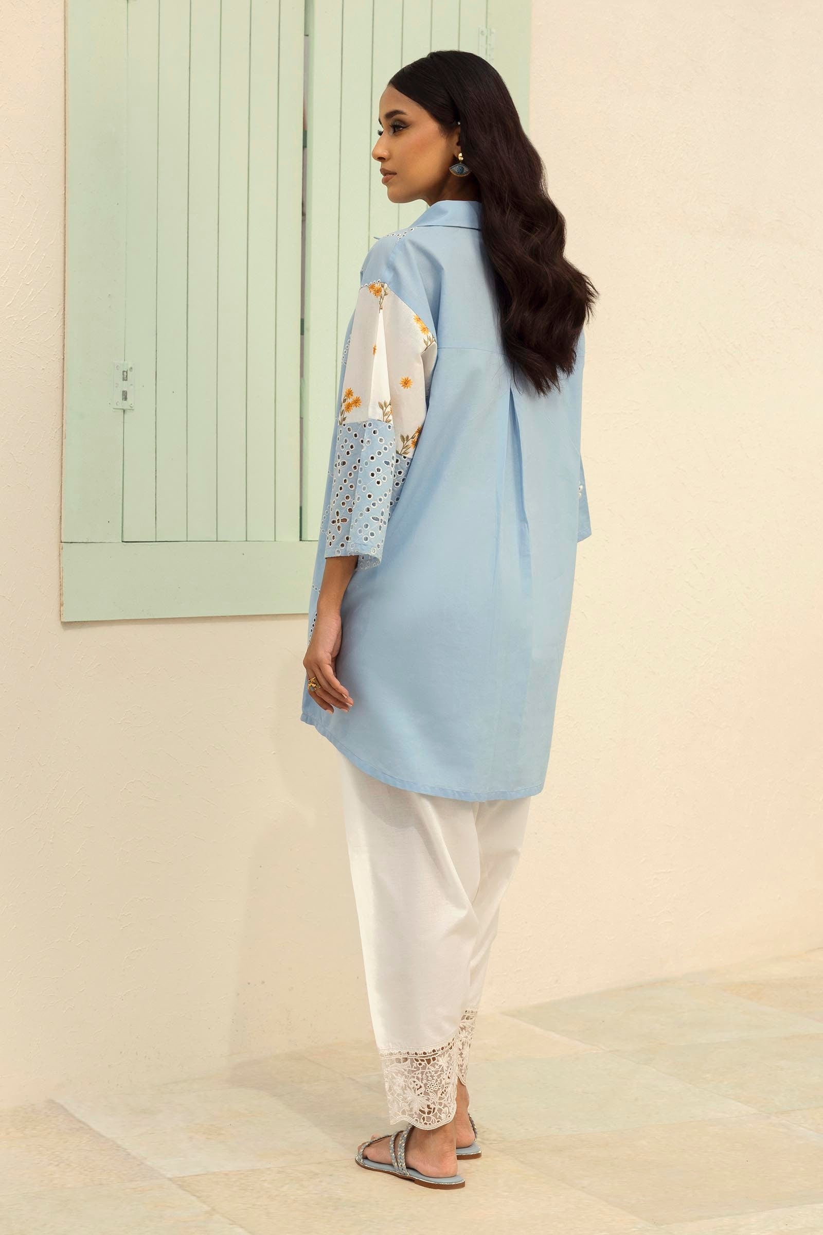 SANA SAFINAZ BOXY SHIRT -  SS25SGE320