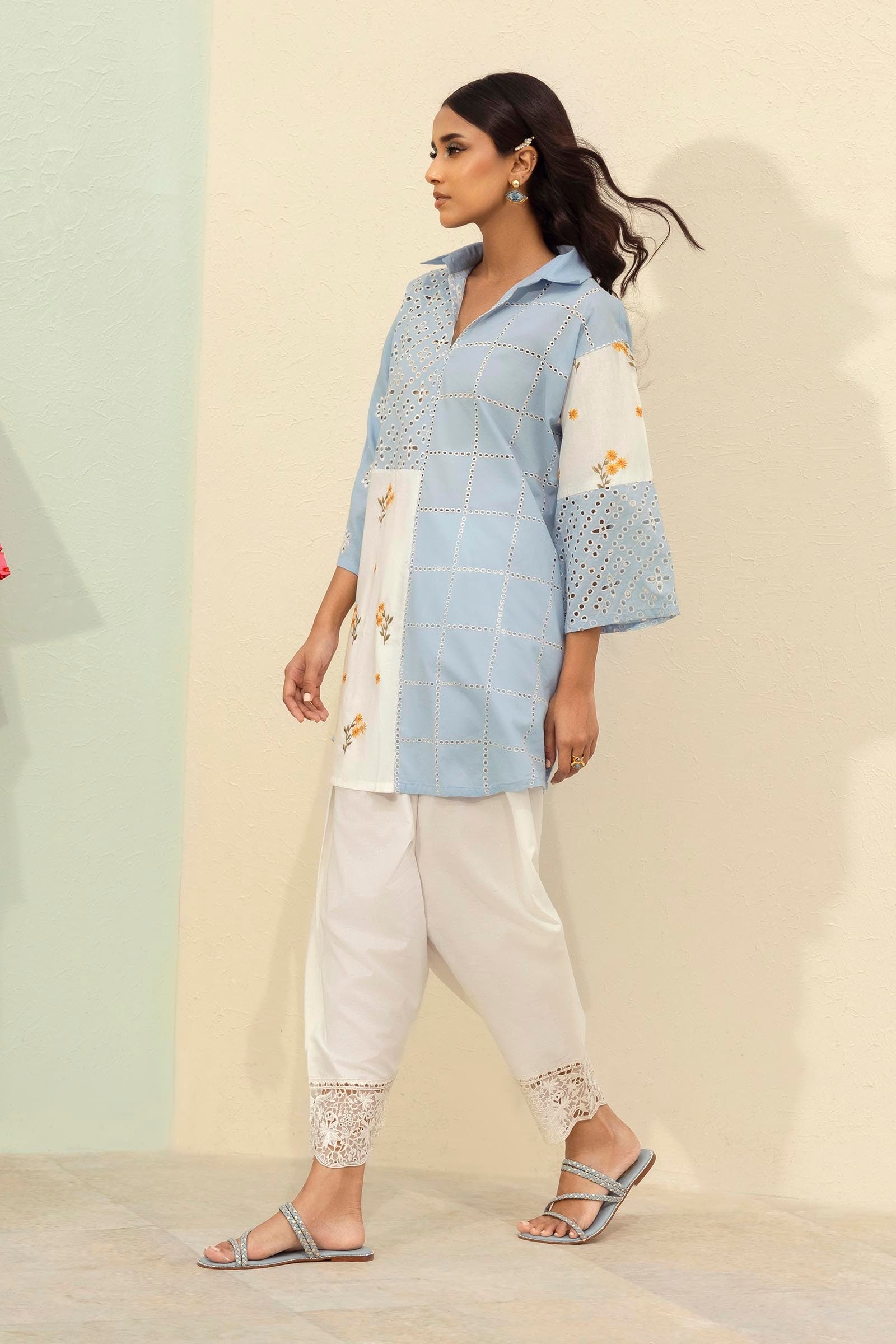 SANA SAFINAZ BOXY SHIRT -  SS25SGE320