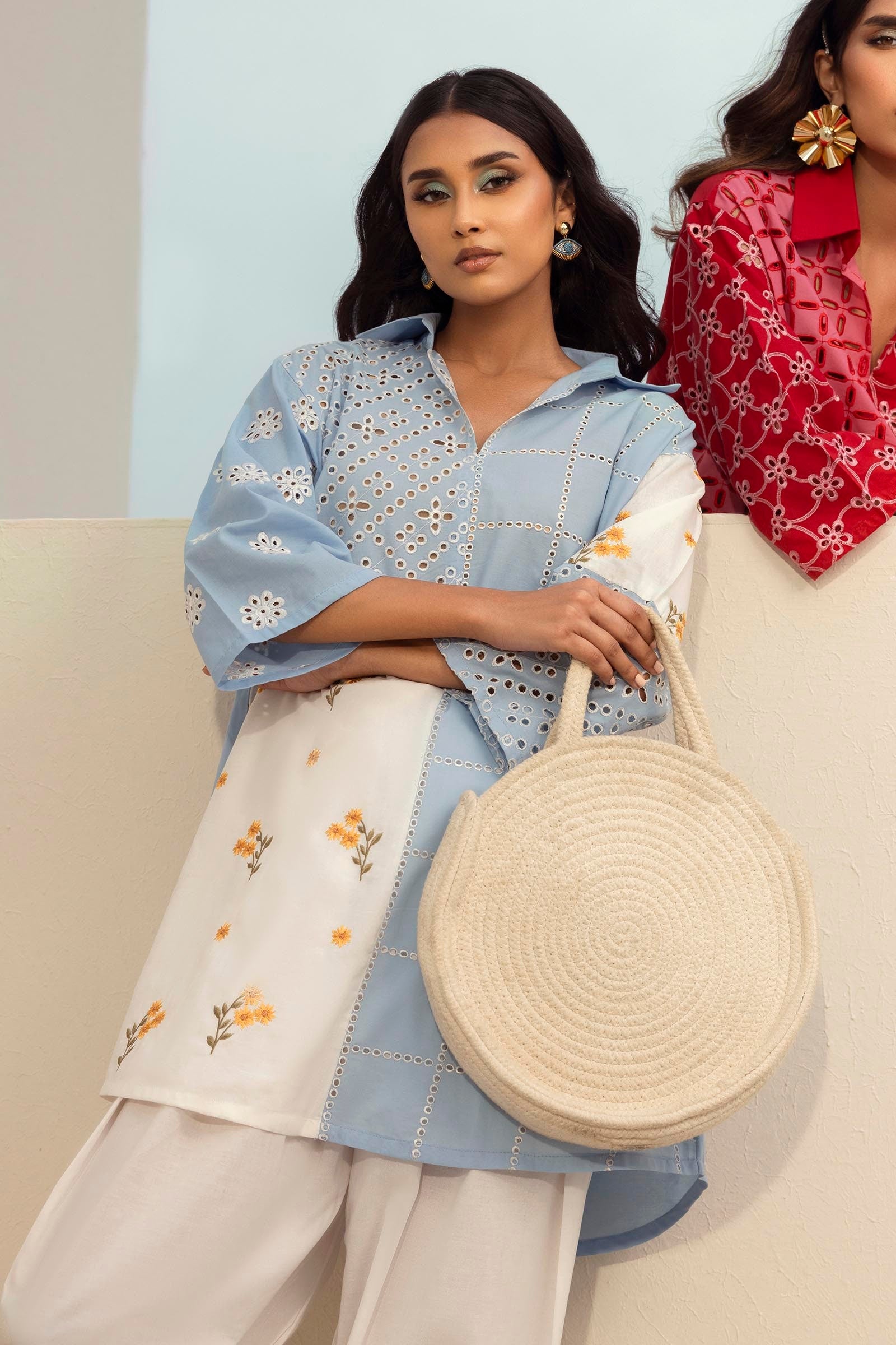 SANA SAFINAZ BOXY SHIRT -  SS25SGE320